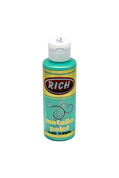 Rich Rıch 0754 Metalik Akrilik Boya 03974 Yeşil 120 Cc