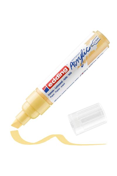 Edding Ed 5000915   Aklümar Pastel Yellow Thick Tip Acrylic Marker