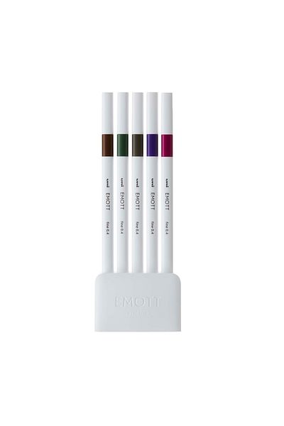 Uni Posca Uni-ball Emott 0.4 Fine Acrylic Tip Pen Set of 5 Pem-sy/5c No:3