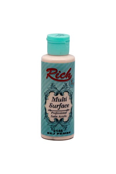 Rich Rıch Multi Akrilik Boya 2146 Bej Pembe 120 Cc