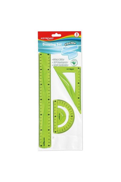KEYROAD Kr 972278   Flexible Flexible Color Drawing Set with 20 cm Ruler 362486