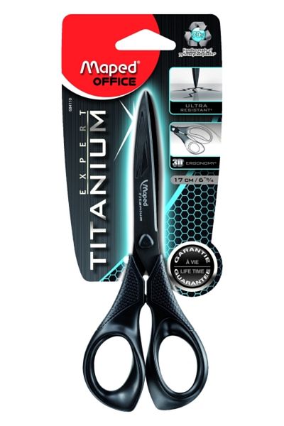 Maped 684110 Expert Titanium Scissors 17 Cm