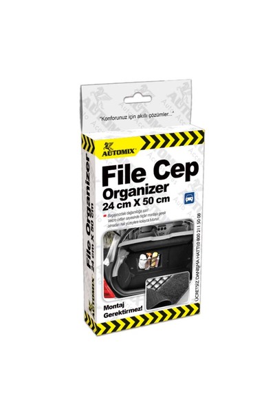 Automix 24017 Oto File Cep Organizer 24X50Cm