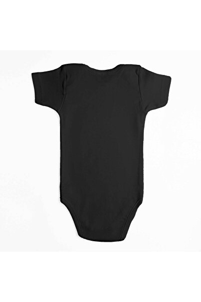 CrowsGate Gym Love Bull Black Color Baby Bodysuit