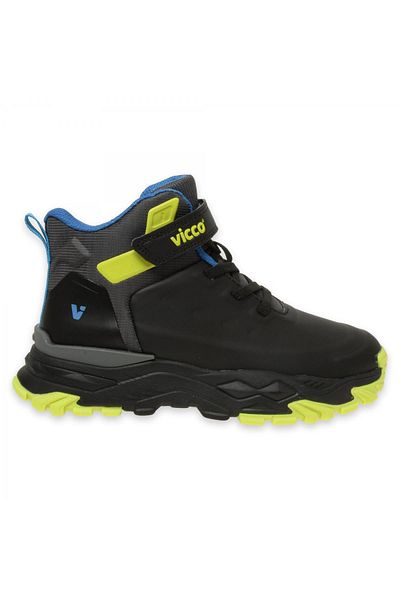 Vicco 869.f24k472 Agora Filet Trekking Μαύρο-άσπρο παιδικές μπότες
