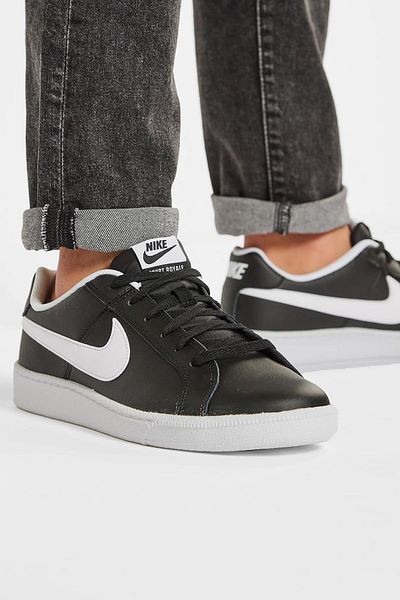 Nike Court Royale Leather Sneaker Genuine Leather Sneaker Shoes Black