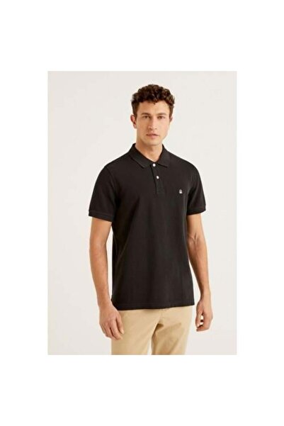 Benetton Ανδρικό μπλουζάκι με λαιμόκοψη πόλο Bnt-M-3089J3179-23Y