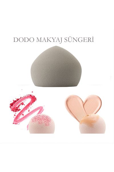 Soho N.Y.C. Vegan Dodo Makeup Sponge Gray