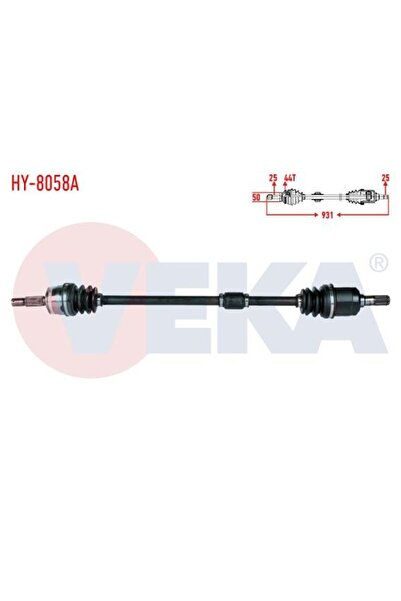 Genel Markalar KOMPLE AKS SAG ON KIA CERATO (LD) 1.6i A-T ABSLI 44 DIS UZUNLU...