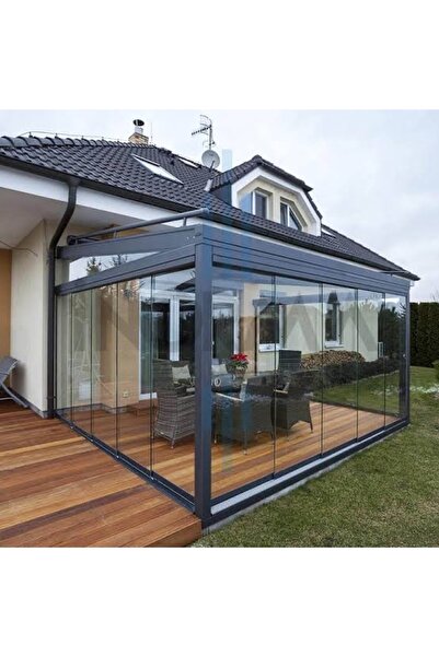 PERBRANDA 200 CM  X 600 CM ŞEFFAF BRANDA KIŞ BAHÇESİ KAMELYA KUŞ GÖZLÜ 0.80MM SU GEÇİRMEZ