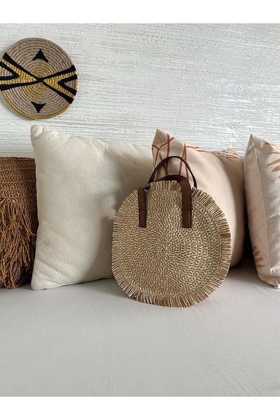TamSeninTarzin Tomasi Cylinder Straw Bag