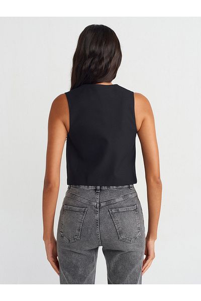 Dilvin 60560 Black Short Custom Made Vest