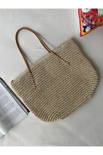 TamSeninTarzin Girard Straw Maxi Bag