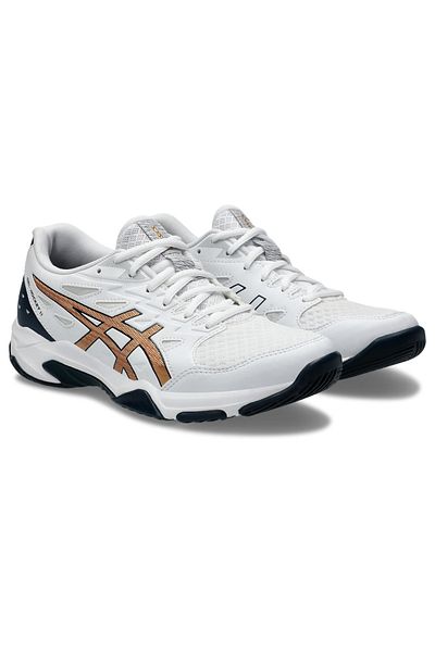 Asics Pantofi de volei albi pentru femei Gel-rocket 11 1072a093-104