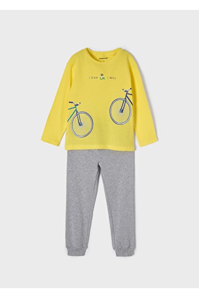 MAYORAL بدلة رياضية للأولاد باللون الأصفر