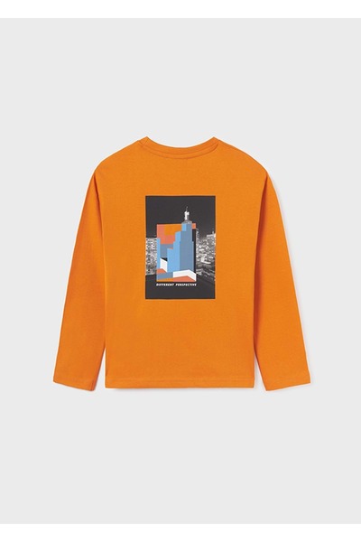 MAYORAL تيشيرت برتقالي للأطفال برتقالي