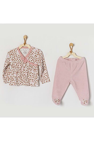 andywawa Pembe Kız Bebek 2Li Set Takım PEMBE