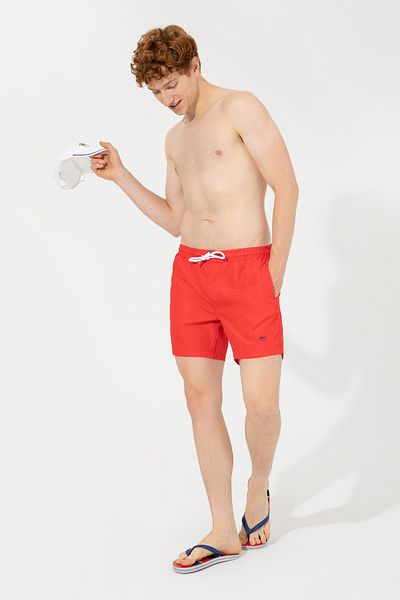 U.S. Polo Assn. Men's Red Swim Shorts 50246271-Vr213