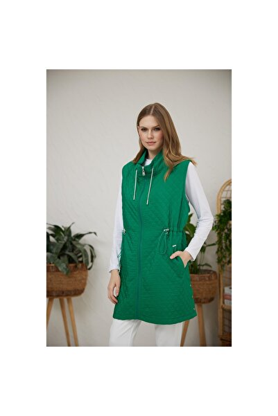 Moodbasic YENİ MOODBASİC KADIN BÜYÜK BEDEN KAPİTONE YELEK BB28.70