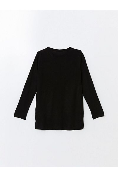 LC Waikiki Crew Neck Self Print Long Sleeve Women's Knitwear Sweater - W4Co20Z8