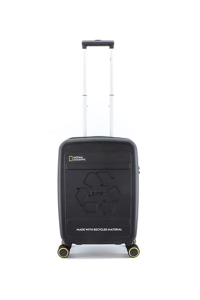 NATIONAL GEOGRAPHIC RPET Balance Luggage Trolley Carry-On Small Cabin Black