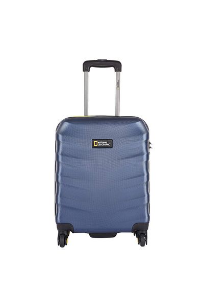 NATIONAL GEOGRAPHIC Arete ABS Hard Case Luggage Trolley Carry-On Small Cabin Navy