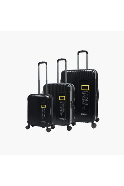 NATIONAL GEOGRAPHIC Canyon Luggage Set 3 pc Black