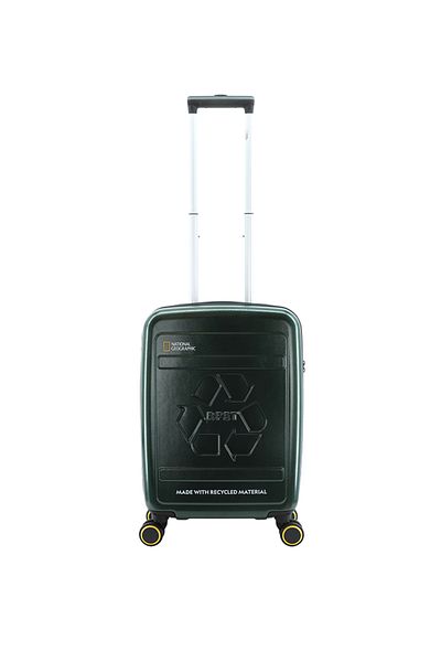 NATIONAL GEOGRAPHIC RPET Balance Luggage Trolley Carry-On Small Cabin Green