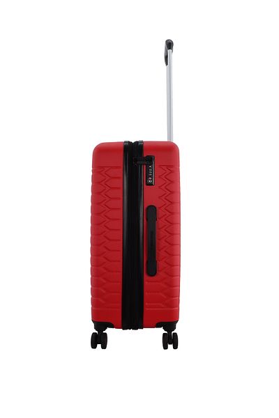 Discovery Reptile ABS Medium, TSA Lock, Expandable, 4 Double Wheels, 24 Inch Red