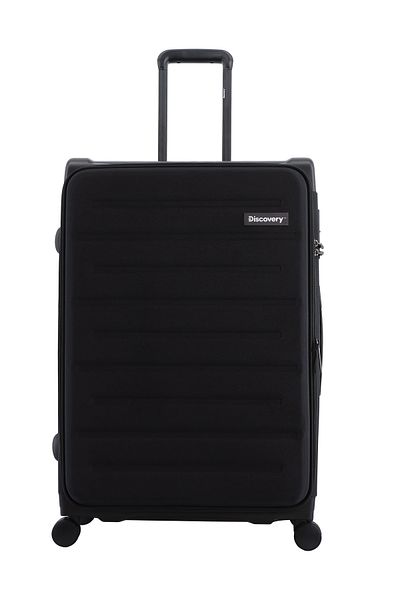 Discovery Motion PP/Poly Large, TSA Lock, Unbreakable, 4 Double Wheels, 28 Inch Black