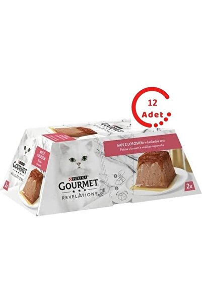 Gourmet Revelations Somon Balıklı Kedi Konservesi 2x57gr*12 Adet