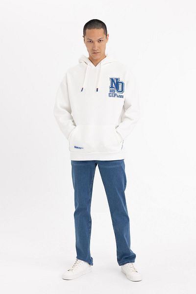 DeFacto Παντελόνι Sergio Regular Fit Regular Waist Pipe Leg