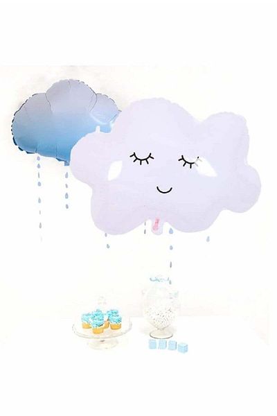 Partifabrik Eyelashed Cloud Foil Balloon 75 Cm