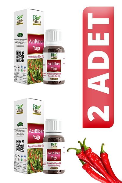Bio Vitals 20 ml Hot Pepper Oil - 2 PCS