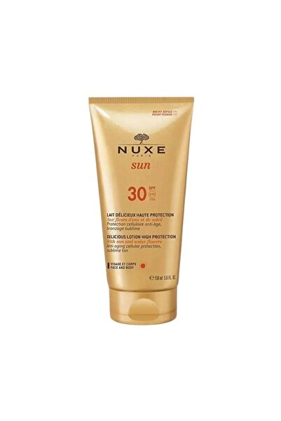 Nuxe Sun Lait Delicieux Hıgh Protection Spf 30 150 Ml Güneş Bakım Sütü