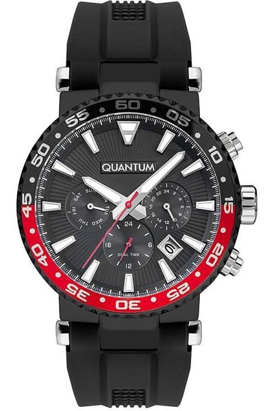 Quantum Pwg984.651 Silicone Cord Men's Wristwatch