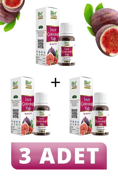 Bio Vitals 20 ml 3 PCS Fig Seed Oil