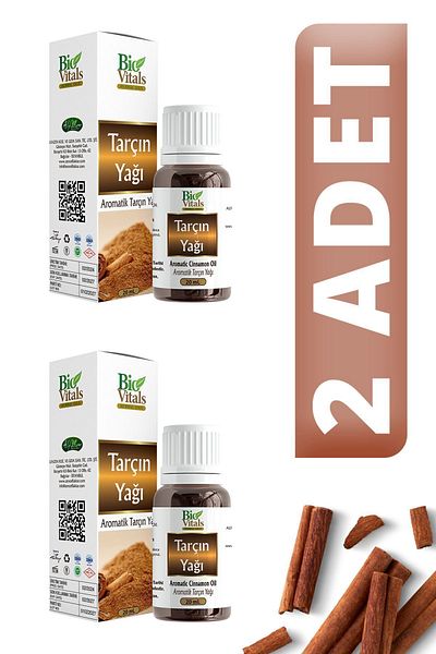 Bio Vitals Cinnamon Oil - 20 ml, 2 PIECES