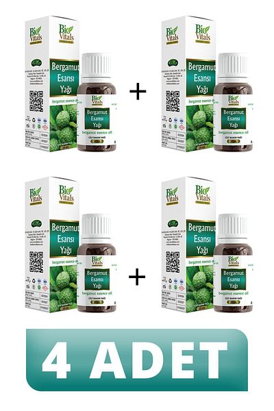 Bio Vitals Essence Bergamot Oil - 20 ml 4 PCS