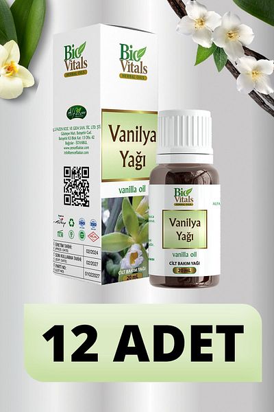 Bio Vitals 20 ml Vanilla Oil - 12 PCS-Box