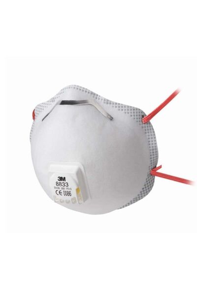 3M Cup-type protective half mask 8833 FFP3 with valve