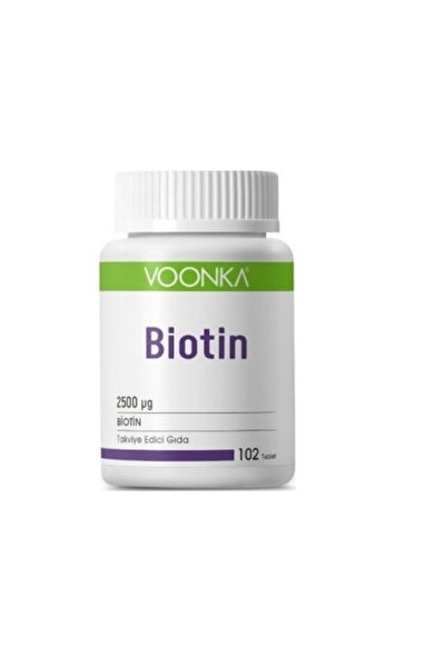 Voonka Biotin B7 Vitamini Içereren Takviye Edici Gıda 102 Kapsül