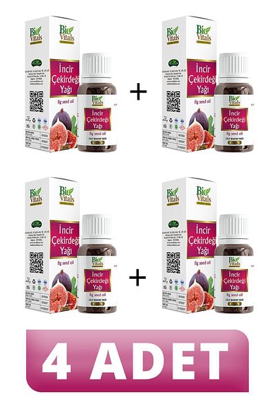 Bio Vitals 20 ml 4 PCS Fig Seed Oil