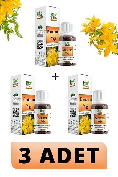 Bio Vitals St. John's Wort Oil - 50 ml, 3 PIECES