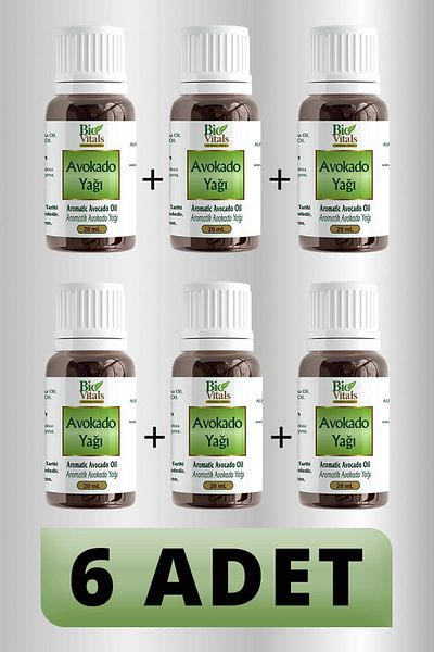 Bio Vitals 20 ml Avocado Oil - 6 PCS