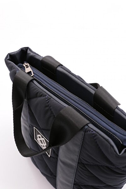 DGN Women's Large Bag with Handle Navy Blue 11282333735102