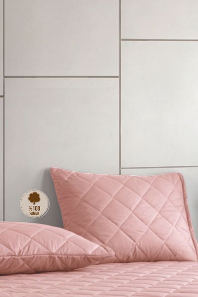 Formeya Pamukkale-Matratzen, gesteppte Kissenschutzmatratzen aus 100 % Baumwolle, 2 Stück
