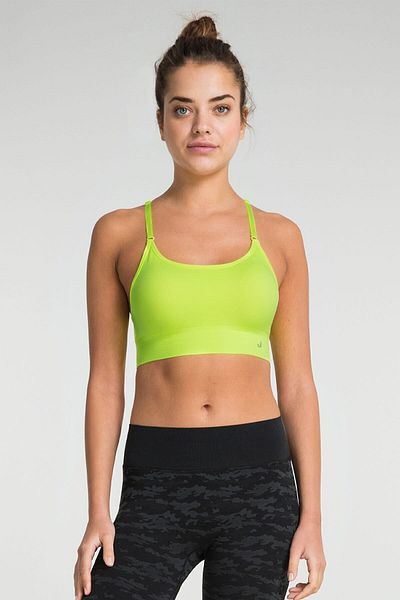 Jerf Αθλητικό σουτιέν με ρυθμιζόμενο λουρί Bluff Neon Yellow
