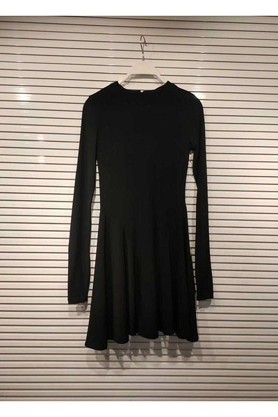 dshee woman Long Sleeve Black Spanish Dress