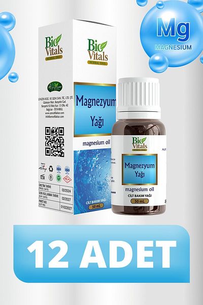 Bio Vitals 50 ml Magnesium Oil - 12 PCS-Box